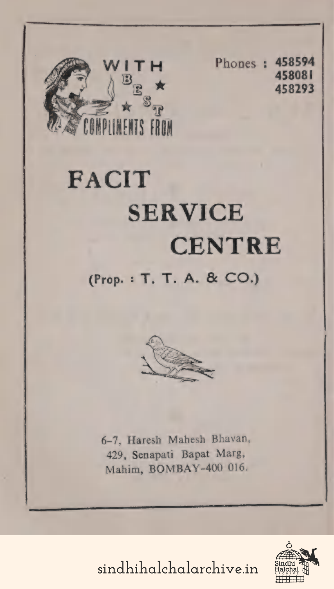 Image of AD Facit
Service
Centre